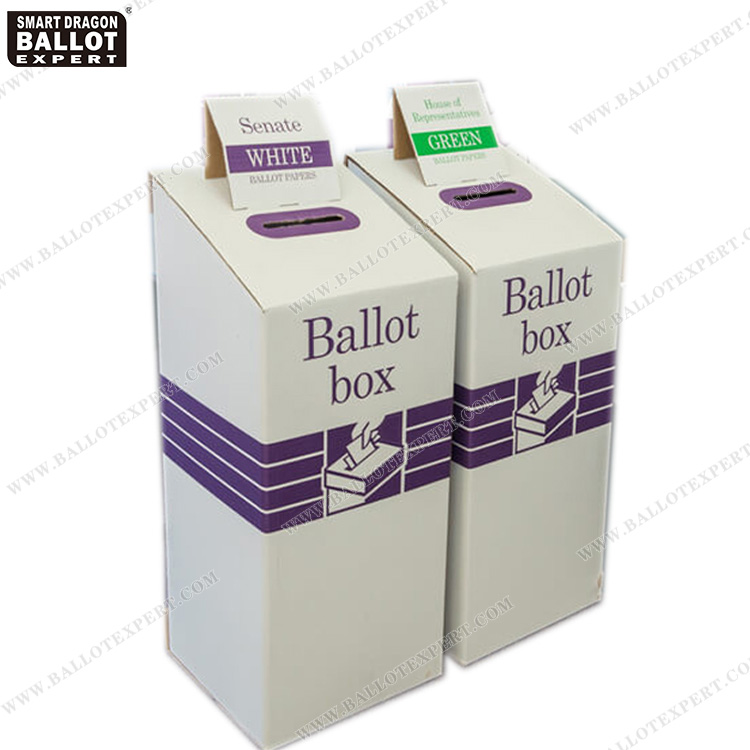 Corrugated Cardboard Ballot Box